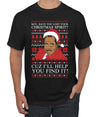 Christmas Spirit I'll Help You Find It Stanley Hudson Ugly Christmas Sweater Men's Graphic T-Shirt