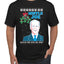 Mistle Joe Shut Up And Kiss Me Man Biden Ugly Christmas Sweater Men's Graphic T-Shirt