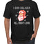 I Can Deliver All Night Long Santa Winking Christmas Men's Graphic T-Shirt