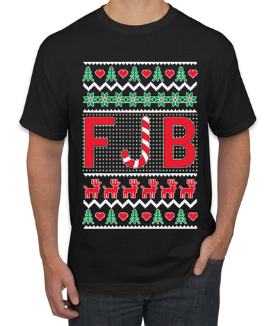 FJB Candy Cane  Ugly Christmas Sweater Men's Graphic T-Shirt
