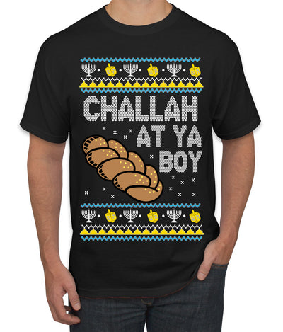 Challah At Ya Boy Ugly Christmas Sweater Men's T-Shirt