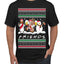 Santa Friends TV Parody Funny Characters Ugly Christmas Sweater Men's Graphic T-Shirt