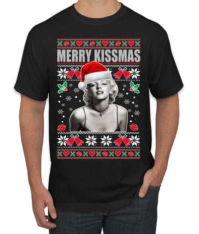 Merry Kissmas  Christmas Men's Graphic T-Shirt