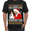 Bad Santa Fucking Santy Claus Ugly Christmas Sweater Men's Graphic T-Shirt