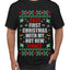 First Christmas With My Hot New Fiance Ugly Christmas Sweater Men's Graphic T-Shirt