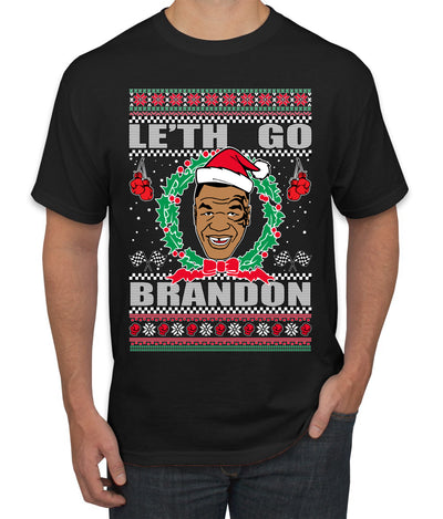 Le'th Go Brandon  Ugly Christmas Sweater Men's Graphic T-Shirt