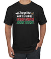 Forget The Milk And Cookies Bring Santa Some Booze Christmas Men's Graphic T-Shirt