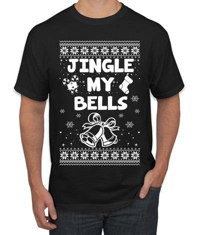 Jingle My Bells Individual Couples Ugly Christmas Sweater Men's Graphic T-Shirt