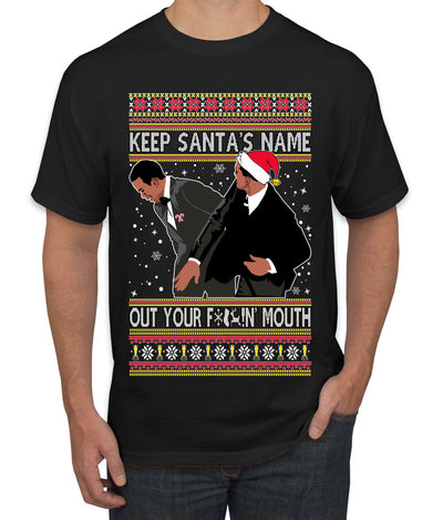 Will Smith Slaps Chris Rock Award Show  Ugly Christmas Sweater Men's Graphic T-Shirt