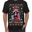 Nakatomi Plaza Happy Trails Hanz Ugly Christmas Sweater Men's Graphic T-Shirt