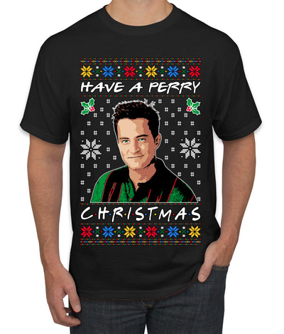 Have a Perry Christmas Ugly Christmas Sweater Men's T-Shirt