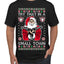 Try That In A Small Town Christmas Ugly Christmas Sweater Men's T-Shirt