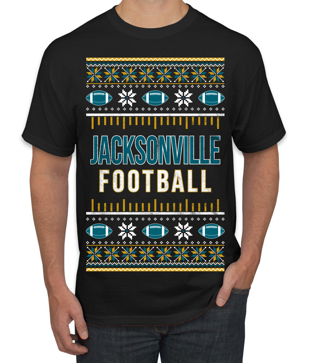 City of Jacksonville JAX American Football Fantasy Fan Ugly Christmas Sweater Unisex Crewneck Sweatshirt