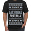 City of Las Vegas LV American Football Fantasy Fan Ugly Christmas Sweater Unisex Crewneck Sweatshirt