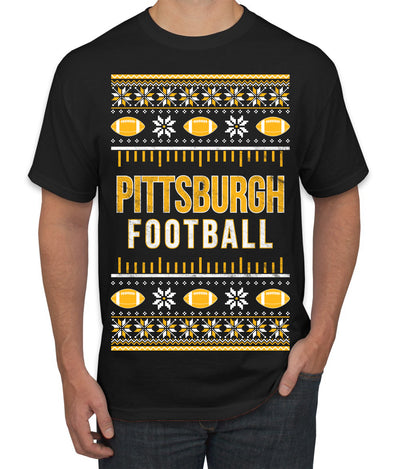 City of Pittsburgh PIT American Football Fantasy Fan Ugly Christmas Sweater Unisex Crewneck Sweatshirt