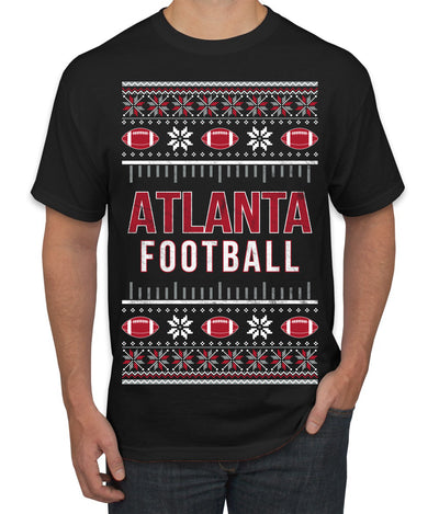 City of Atlanta ATL American Football Fantasy Fan Ugly Christmas Sweater Unisex Crewneck Sweatshirt