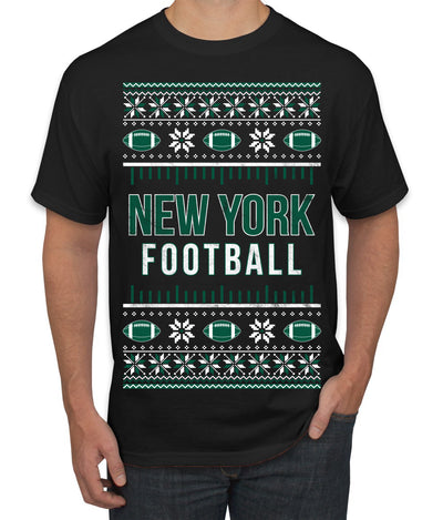 City of New York NY American Football Fantasy Fan Ugly Christmas Sweater Unisex Crewneck Sweatshirt