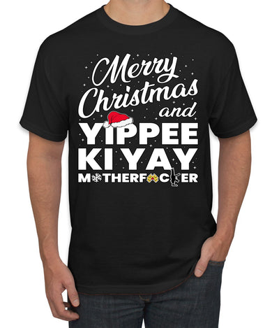 Merry Christmas and Yippee Ki Yay MOFO Christmas Men's T-Shirt