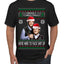 Here To F Stuff Up Step Brothers Holiday Pose Ugly Christmas Sweater Men's T-Shirt