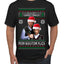 Season's Greeting From Nakatomi Plaza Ugly Christmas Sweater Men's T-Shirt