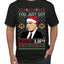 Just Got Litt Up Louis Tv Show Parody Ugly Christmas Sweater Men's T-Shirt
