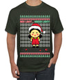 Red Light Green Light Ugly Christmas Sweater Men's Graphic T-Shirt