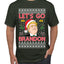 Trump Let’s Go Brandon Ugly Christmas Sweater Men's Graphic T-Shirt