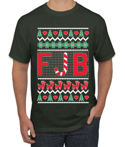FJB Candy Cane  Ugly Christmas Sweater Men's Graphic T-Shirt