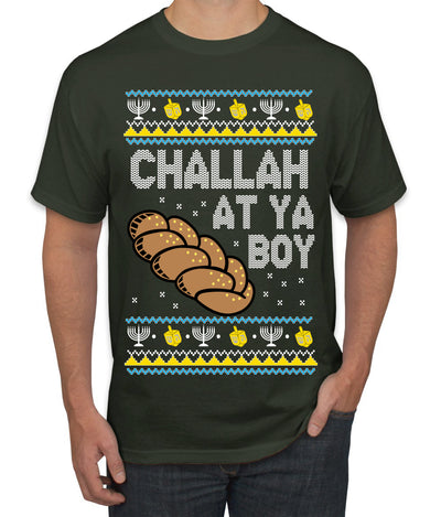 Challah At Ya Boy Ugly Christmas Sweater Men's T-Shirt