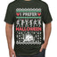 I Prefer Halloween Dancing Skeletons Ugly Christmas Sweater Men's T-Shirt