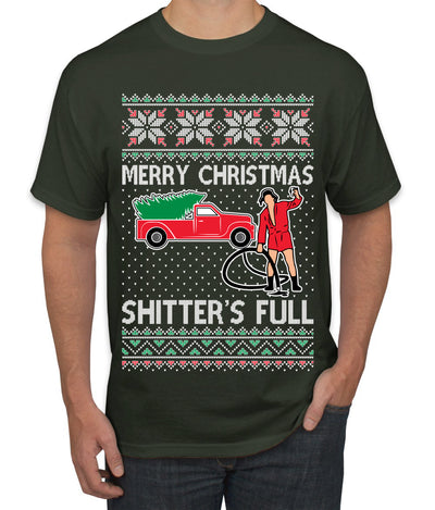 Cousin Eddie Merry Christmas Shitter's Full Ugly Christmas Sweater Men's T-Shirt