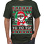Yo Yo Yo Black Santa Ugly Christmas Sweater Men's T-Shirt
