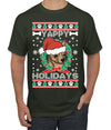 Yappy Holidays Christmas Men's Graphic T-Shirt