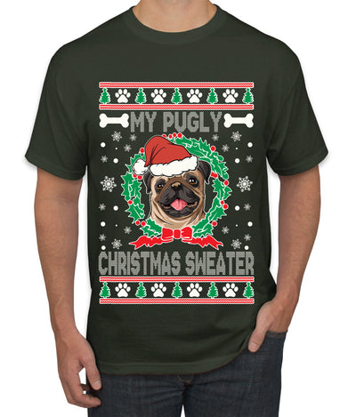 My Pugly Christmas Sweater Ugly Christmas Sweater Men's Graphic T-Shirt