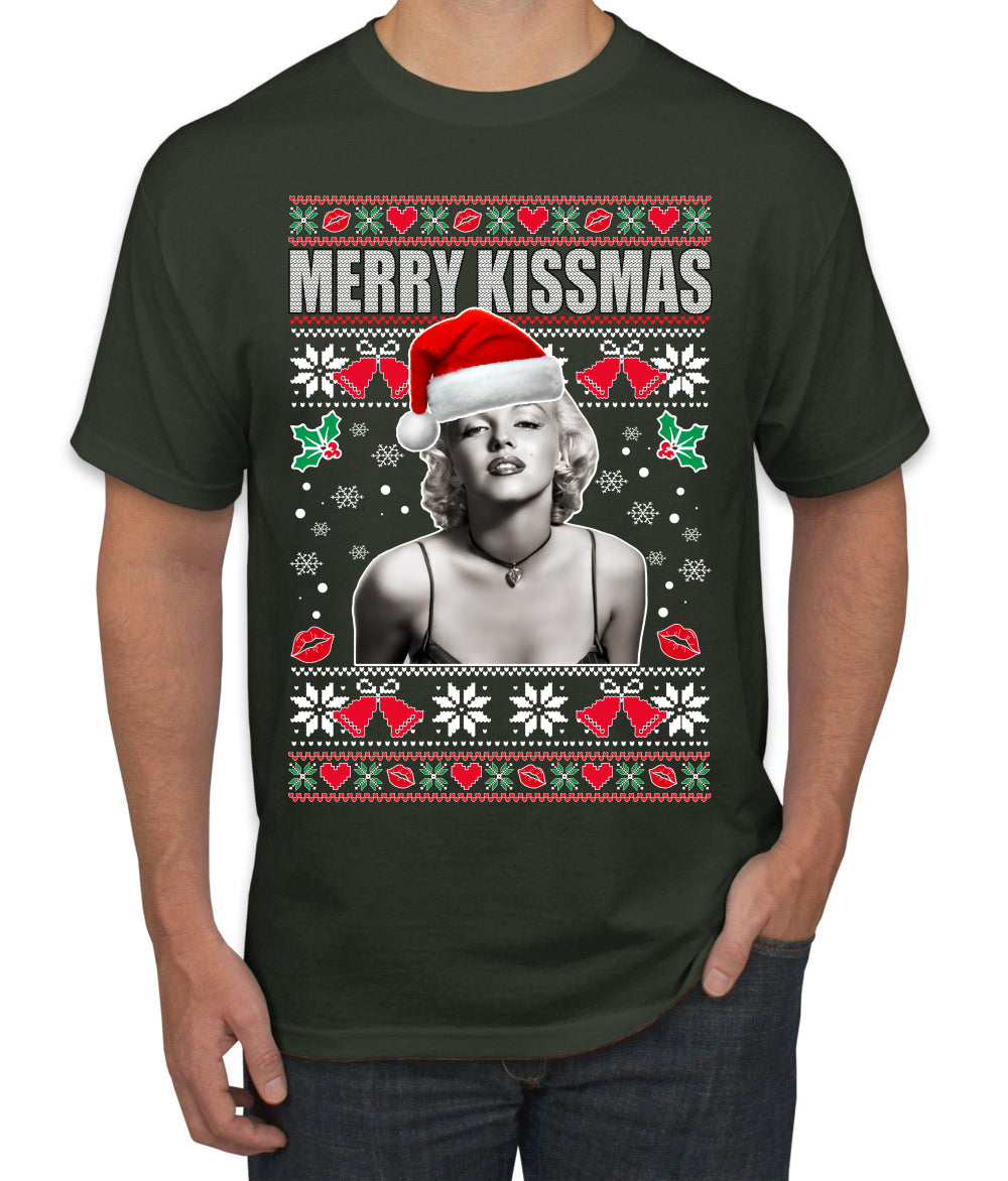 Merry Kissmas  Christmas Men's Graphic T-Shirt