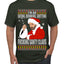 Bad Santa Fucking Santy Claus Ugly Christmas Sweater Men's Graphic T-Shirt