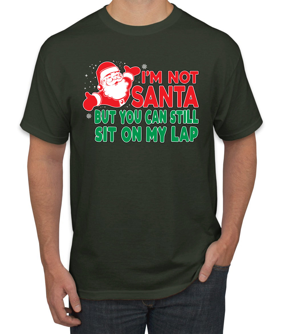 I'm Not Santa But You Can Still Sit On My Lap Christmas Men's Graphic T-Shirt