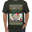 Santa Stripping Money Club Where My Ho's At Ugly Christmas Sweater Men's Graphic T-Shirt