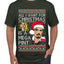 Johnny Depp Amber Heard Drinking Mega Pint Ugly Christmas Sweater Men's Graphic T-Shirt