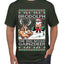 Brodolph Santa Working Out Gym the Red Nosed Gainzdeer Ugly Christmas Sweater Men's Graphic T-Shirt