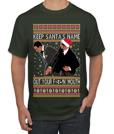 Will Smith Slaps Chris Rock Award Show  Ugly Christmas Sweater Men's Graphic T-Shirt
