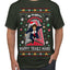 Nakatomi Plaza Happy Trails Hanz Ugly Christmas Sweater Men's Graphic T-Shirt