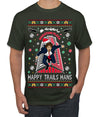 Nakatomi Plaza Happy Trails Hanz Ugly Christmas Sweater Men's Graphic T-Shirt