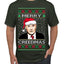 Merry Creedmas Office Humor TV  Ugly Christmas Sweater Men's T-Shirt