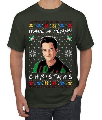 Have a Perry Christmas Ugly Christmas Sweater Men's T-Shirt