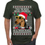 Twas The Nizzle Before Chrismizzle Gangster Dogg Rapper Ugly Christmas Sweater Men's T-Shirt