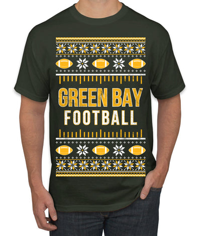 City of Green Bay GB American Football Fantasy Fan Ugly Christmas Sweater Unisex Crewneck Sweatshirt