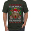 Merry Krampus Santa Folklore Figure Horror Ugly Christmas Sweater Men's T-Shirt