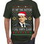 Harvey Hit This Button I Call Santa Specter TV Show Parody Ugly Christmas Sweater Men's T-Shirt