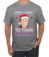 Biden Is Coming To Town Ugly Christmas Sweater Men's Graphic T-Shirt